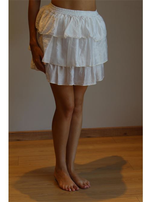 Gonna mini con balze DIECI MINUTI | 933232